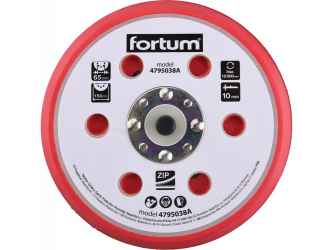 Tartalék gumi talp 4795038 rotációs csiszológéphez, 6col/150mm, 6 plusz 16 db lyuk, tépőzáras, 12.000 f/perc, vastagság:10mm