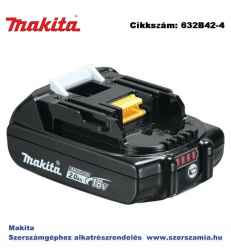 Akkumulátor 18V 1,5 Ah Li-ion BL1815N BULK MAKITA