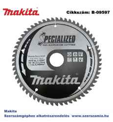 Körfűrészlap alu 190/30 mm Z60 T2 MAKITA (MK-B-09597)