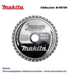 Körfűrészlap fémre 185/30 mm Z38 T2 MAKITA (MK-B-09759)