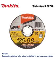 Vágókorong INOX 125 x 0,8 mm T2 MAKITA (MK-B-45733)