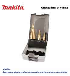 Lépcsősfúró készlet 4-12 mm, 4-20 mm 4-32 mm T2 MAKITA (MK-D-41872)