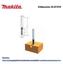 Nútmaró kés, befogó: 8 mm átmérő: 3 mm munkahossz: 13 mm T2 MAKITA (MK-D-47379)