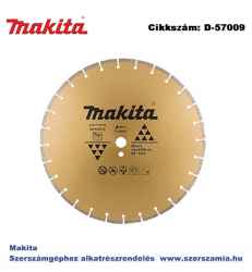 Gyémánttárcsa 400 x 25.4 x 7.5 mm MAKITA (MK-D-57009)