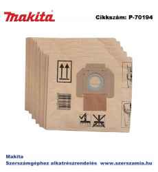 Papír porzsák 446L T2 MAKITA 5db/csomag