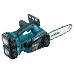MAKITA 2X18V LXT Li-Ion akkus láncfűrész 25cm, 3/8, 1,3mm 2X5,0Ah + DT
