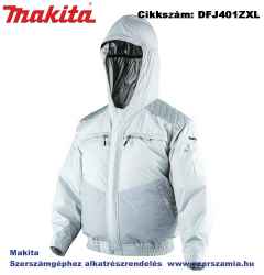 MAKITA 10,8-18V CXT, LXT Li-Ion hűthető kapucnis kabát kültéri Z méret: XL plusz BL1830