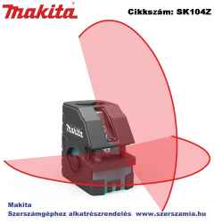 MAKITA Önbeálló kombinált vonal és keresztlézer 180°