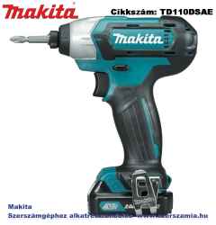 MAKITA 10,8V CXT Li-Ion 110Nm ütvecsavarbehajtó 1/4col 2x2,0Ah