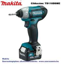 MAKITA 10,8V CXT Li-Ion 110Nm ütvecsavarbehajtó 1/4col 2x4,0Ah