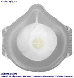 SUPAIR FFP3 NR D kagyló formájú szelepes pormaszk, KIFUTÓ termék, Helyettesítő: 23306 10db / doboz