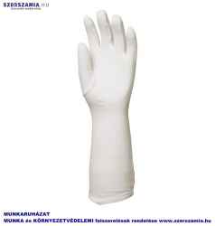 Varrott pamut boy kesztyű, fehér, 40cm hosszú, méret: 10, 10pár / csomag