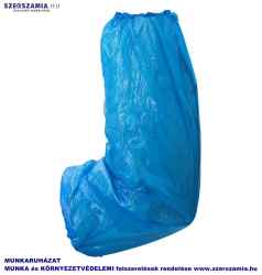 Egészségügyi polietilén karvédő kék, méret: 40 cm, 100db / csomag