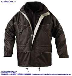 ISA 3/1 kabát, fekete, méret: S