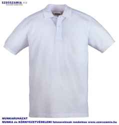 RANGE Pro fehér teniszpóló, 220g, méret: M , 1 darab