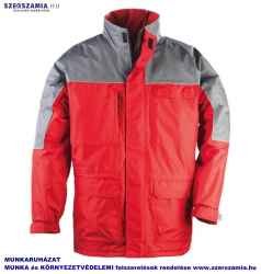 RIPSTOP Kabát piros/szürke, méret: S
