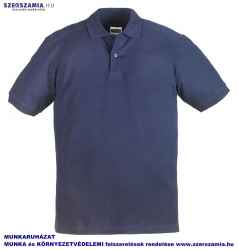 SAFARI kék teniszpóló, 220g, méret: L, 1 darab