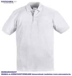 SAFARI fehér teniszpóló, 220g, méret: S, 1 darab