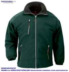 ANGARA Zöld cipzáros pulóver, méret: XS