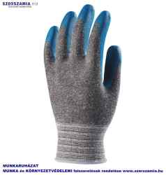 Szerelőkesztyű, Spand/PA, kék Nitril/PU márt, méret: 7, KIFUTÓ termék 1 pár