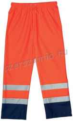 FLUO Narancs/kék PU esőnadrág, méret: XXL , 1 darab