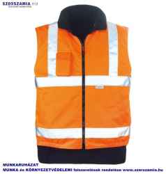 FLUO polár bélelt mellény narancs, méret: M, 1 darab