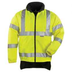 FLUO 4/1PE sárga/kék kabát, méret: XS