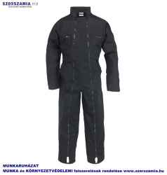 Kétcipzáras overall fekete, méret: 40/42 S, 1 darab