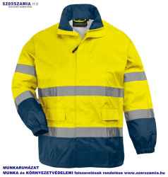 HI-WAY szellőző PE/PU esőruha sárga/kék, méret: XL, 1 darab