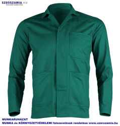 PARTNER Zöld kabát, 100százalék pamut, 250g, méret: L