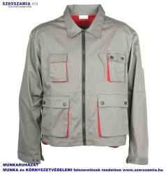 PLUS Kabát szürke/piros, méret: 48-50 , 1 darab
