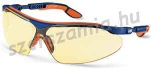 UVEX I-vo szemüveg,kék/narancs szár,sárga lencse, 1 darab