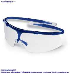 UVEX Super G szemüveg,kék keret, víztiszta lencse