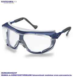 UVEX Skyguard szemüveg, kék/szürke keret, víztiszta lencse, 1 darab