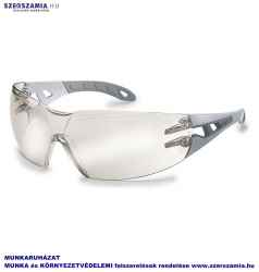 UVEX Pheos szemüveg, szürke szár, ezüst tükrös lencse