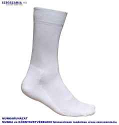 ECO téli zokni talpfrottír, 80százalék pamut, 20százalék poliamid fehér, méret: 39-40 , 1 pár
