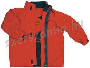 POLE-NORD Piros bélelt kabát, méret: S