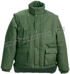 POLENA-SLEEVE Zöld kabát, méret: M
