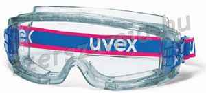UVEX Ultravision szemüveg,szürke gumipántos,víztiszta lencse