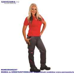 Highline női derekas nadrág, szürke/fekete, 34-es,65%PES-35% pamut