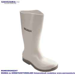 Nitril/PVC/gumi S4 csúszásmentes talpú csizma, fehér, 36-os