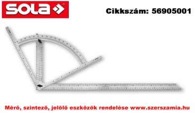 Alfaszög AW 800 rozsdamentes, 800 mm SOLA