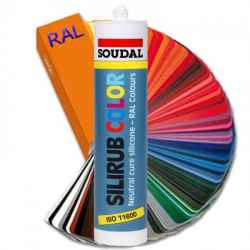 Silirub Color RAL 7001 PP . ezüst szürke szilikon oxime tömítő 310ml