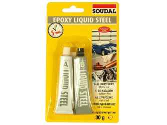 Epoxy Liquid Steel V1 kontakt speciális ragasztó ragasztó 2x15ml 30ml