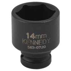 Erősített dugókulcs 1/4col meghajtóval 12mm