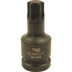 Torx feltűzhető erősített csavarbehajtó 1/2col meghajtóval T45 x 55mm