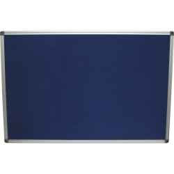 Prezentációs tábla kék 900 x 600mm filc