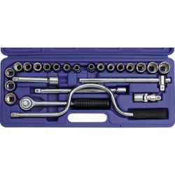 Dugókulcs készlet 1/2col meghajtóval SE24MA 24 db-os