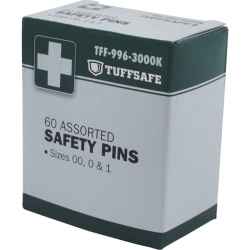 Biztosítótű, vegyes méretben 00, 0, 1 60db/doboz