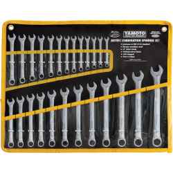 Ipari csillag-villáskulcs készlet 6,0-32,0mm 100,0-360,0mm CRV DIN 3113 25db/készlet